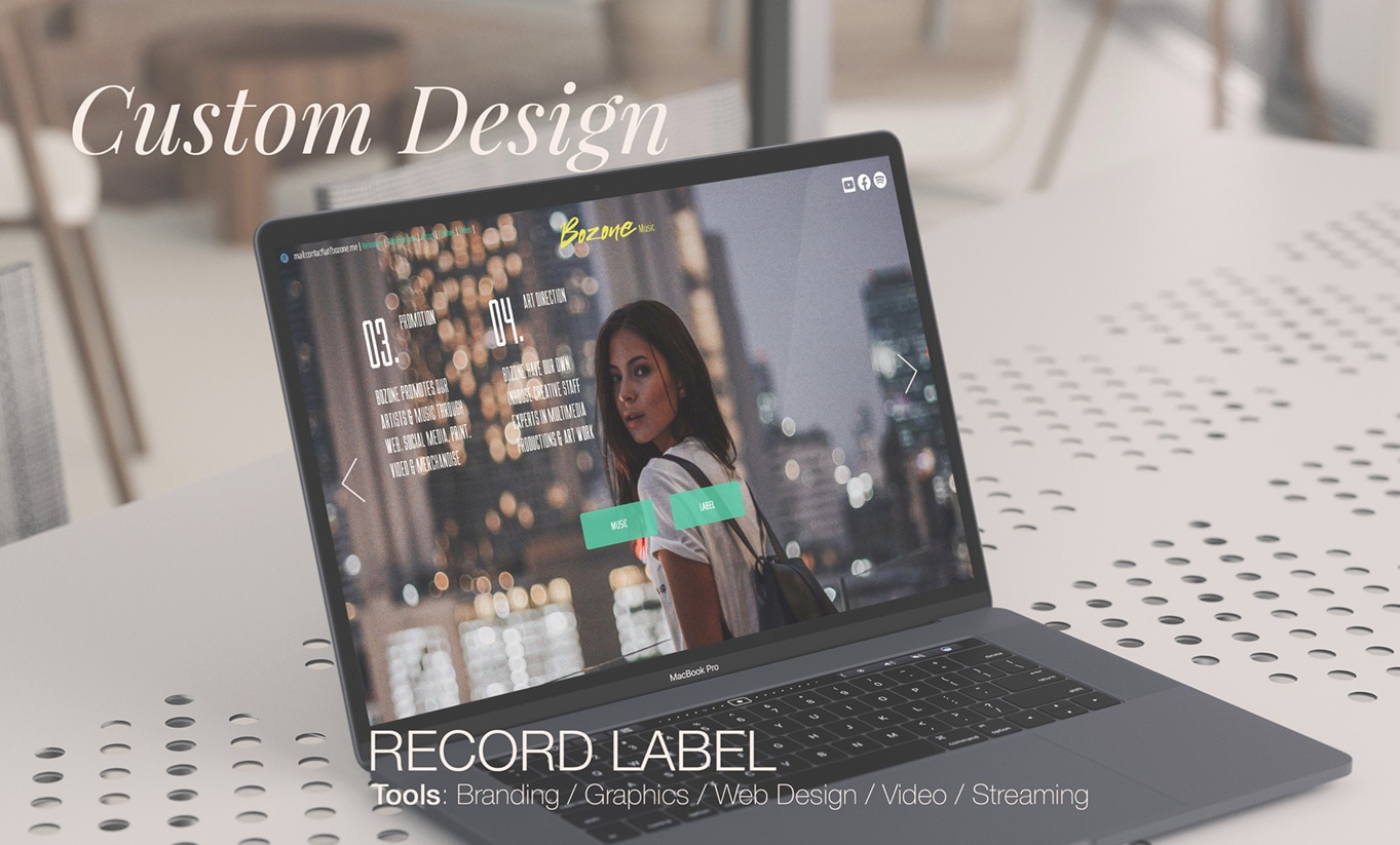 custom web design