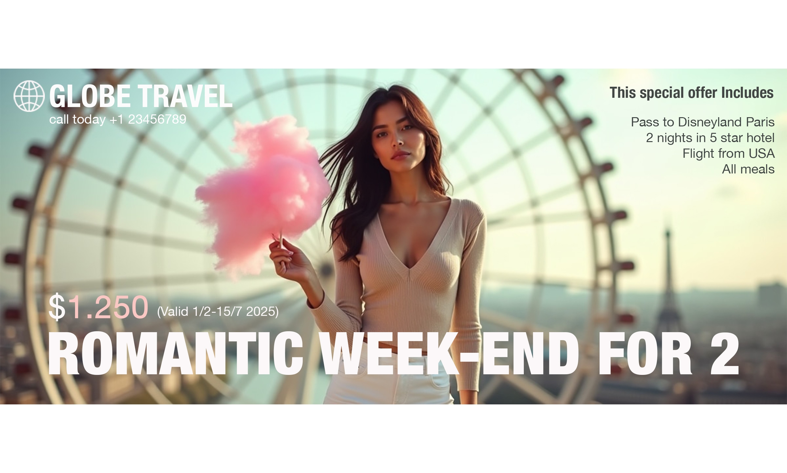 ai generated travel ad